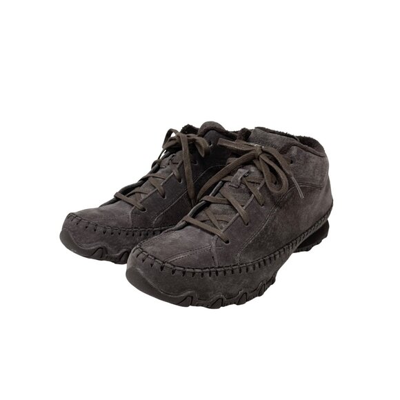Skechers‎ Womens Totem Pole Relaxed Fit Brown Leather Ankle Boots Moc Toe Size 7 - Picture 10 of 10